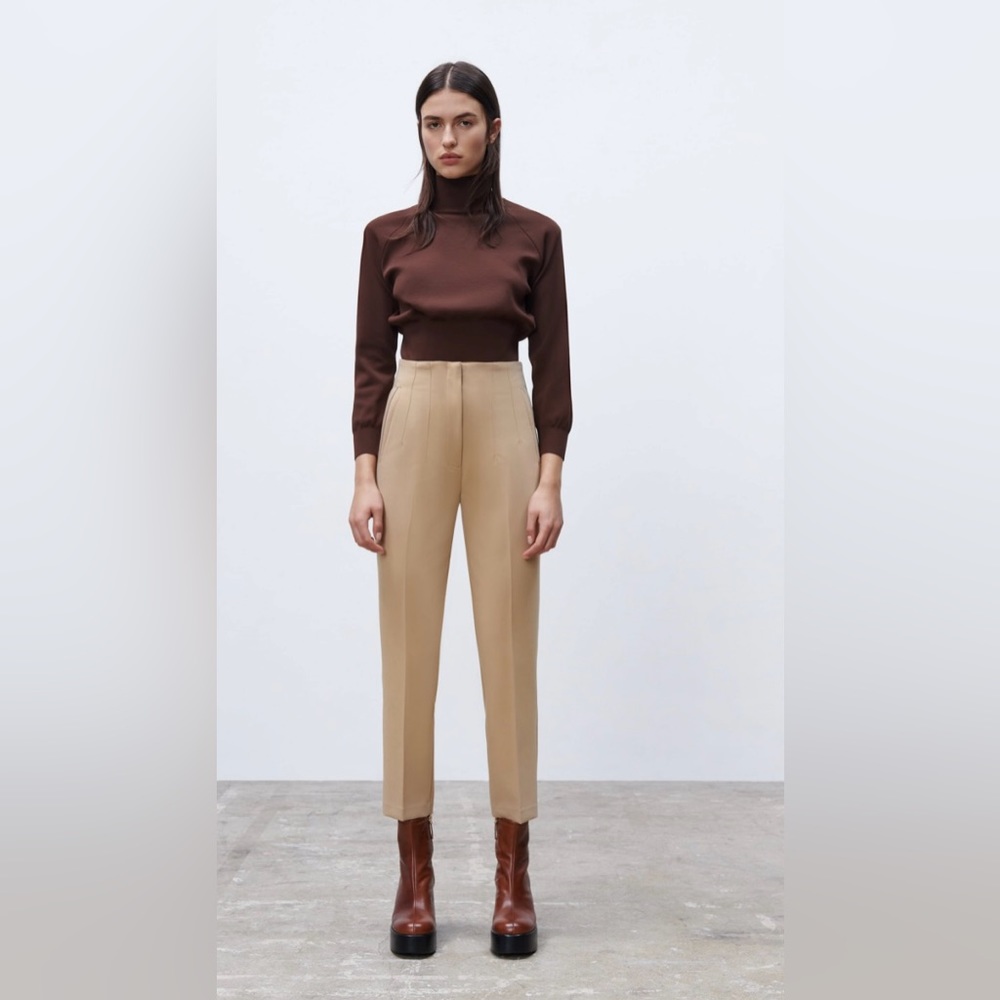 Zara High Rise Waisted Pants